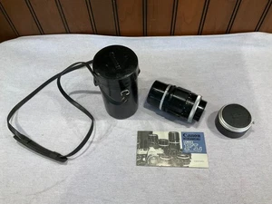 RARE VINTAGE CANON Lens FL 135mm, 1:25 No. 111111 Lens w/ Case - Picture 1 of 12