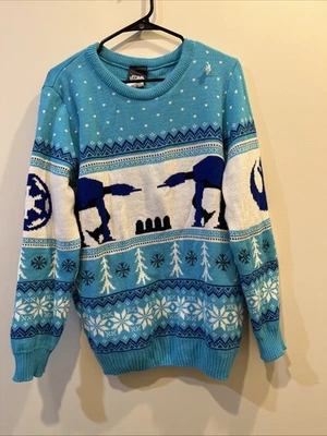 Suéter de Natal Star Wars AT-AT médio EUA Numskull Reino Unido grande - Imagem 1 de 3