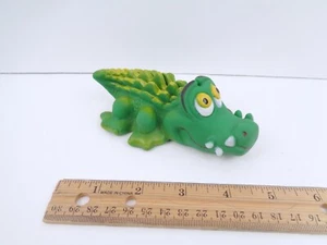 Giocattolo vintage anni 80 Alligator Gator coccodrillo cigolio gomma vinile - Foto 1 di 3