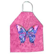 Carolines Treasures 8859APRON 27 H x 31 W in. Butterfly on Pink Apron