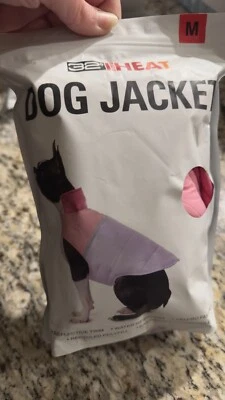 Chaqueta acolchada 32 grados para perro chaleco mediano rosa fácil agujero de correa nuevo con etiquetas Foto 1 de 4