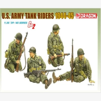 Dragon 6378 1/35 U.S. Army Tank Riders 1944-45 (Set of 4) Model Kit - Image 1 of 4