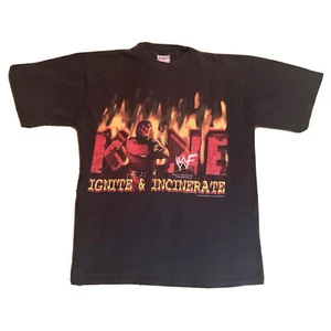 Maglietta Vintage 1999 Kane Ignite Incinerate Undertaker WWF WWE WCW Wrestling L - Foto 1 di 5