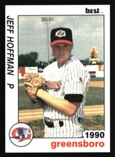 Jeff Hoffman 1990 Best Greensboro Hornets #3  Baseball Card