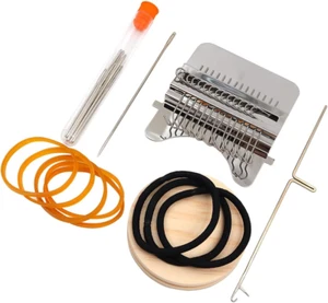 Mini-Loom-Maschine aus Holz, Stopfwerkzeug, kreatives DIY-Handwerk, Weben, Repar - Bild 1 von 8