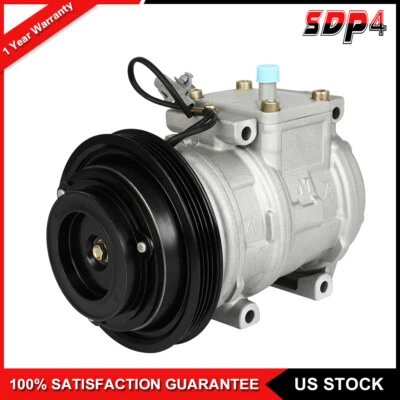 A/C AC Compressor W/Clutch For 1996 1997 1998-2002 Toyota 4Runner 3.4L - Image 1 of 4
