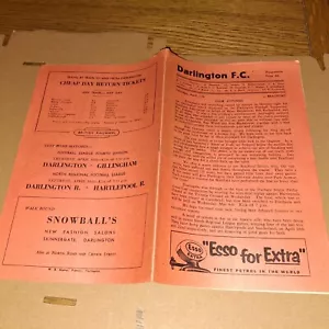 1958-1959 DIVISIONE 4 DARLINGTON V BRADFORD PARK AVENUE * COME NUOVO * - Foto 1 di 2