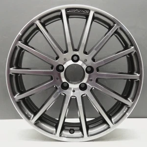 MERCEDES CLA CLASE A W176 18" TURBINA GRIS CORTE DIAMANTE LLANTA ALEACIÓN AMG X1 - Imagen 1 de 15