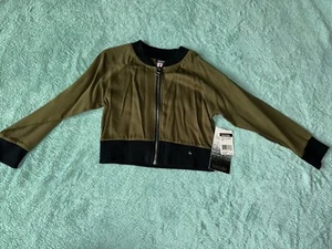 Kensie Girl Girls Olive Green Army Jacket Size 5 New - Picture 1 of 4