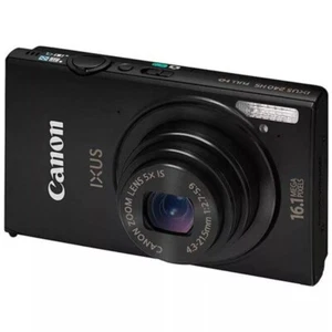 Canon IXY 420F PowerShot ELPH 320 HS IXUS 240 HS 16.1MP Digital Camera-Black - Picture 1 of 12
