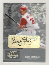2005 Leaf Century Signature Post Marks #89 Casey Kotchman Angels Auto #159/250