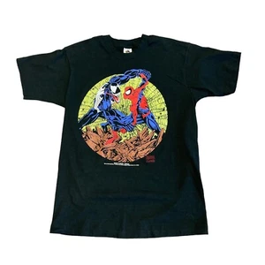 Vintage 1993 Marvel Comic Images Spider-Man vs Venom Comic T-Shirt Größe M - Bild 1 von 14
