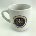 NSA National Security Agency USA DOJ Adlerrobbe weiß Kaffeebecher Tasse