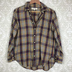 Madewell Rivet & Thread Cargo Workshirt Rhoda Plaid Sz XS - Picture 1 of 10