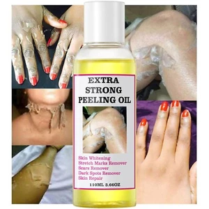 Yellow Peeling Oil, Peeling for Dark Skin, Body Care Oil 110ML - Picture 1 of 9