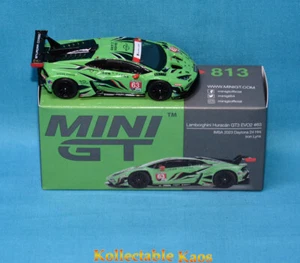 1:64 Mini GT - Lamborghini Huracan GT3 EVO2 #63 - IMSA 2023 Daytona - 813 - Picture 1 of 2