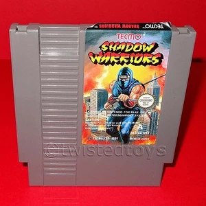 JUEGO DE CARTUCHOS NNINTENDO 1991 NES SHADOW WARRIORS DE COLECCIÓN - Imagen 1 de 4