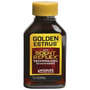WildLife Golden Estrus Gold w/ Scent Reflex Technology Hunting Scent 1 Fl Oz   - Picture 1 of 3