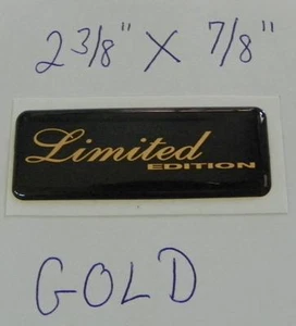 Limited Edition Custom Dash  Body  Emblem Cars Golf Cart LE1 - Foto 1 di 1