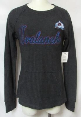 Colorado Avalanche Women's Size Small Long Sleeve Waffle Shirt C1 6469 - Image 1 of 2