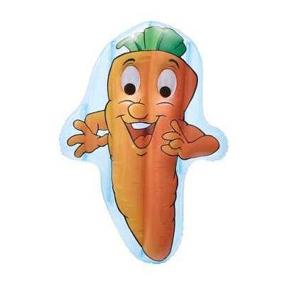 Happy People Kinderluftmatratze Lotti Karotti 80x54cm Pool Schwimmhilfe Orange - Bild 1 von 4