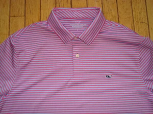 POLO UOMO VINEYARD VINES MANICHE CORTE PERFORMANCE LARGE INDOSSATA POCHISSIMO! - Foto 1 di 7
