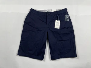 Women's Croft & Barrow Perfectly Sliming Bermuda Shorts Size 12 Navy Blue #120 - Picture 1 of 4
