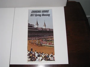 1977 Churchill Downs Kentucky Oaks Program and 1977 Admission Ticket Stub - Picture 1 of 13