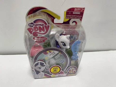 My Little Pony Friendship Is Magic Rarity G4 Brushable Hasbro Sealed 2011 Cover
