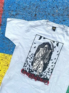 Vintage 1988 Grateful Dead Fall Tour shirt double graphic 80s GDM USA Rare S/M - Picture 1 of 10