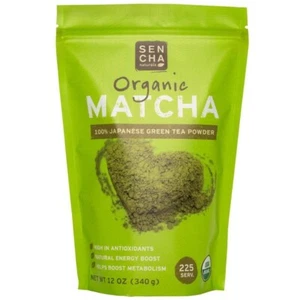 Sencha Naturals Organic Matcha 100% Japanese Green Tea Powder 12 oz - Picture 1 of 7