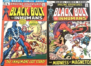 AMAZING ADVENTURES. BLACK BOLT & INHUMANS. NUMBER'S 9-10. 2ND SERIES. (2 ISSUES) - Picture 1 of 11