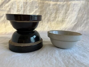 Vintage mini stoneware crocks salesman samples x3 - Picture 1 of 12