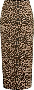 Maxi Falda Larga Larga Estirada Animal Leopardo Estampado - Imagen 1 de 3