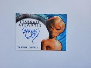 Stargate Atlantis Season 3 & 4 Auto Trevor Devall as Voice of Hermiod - Picture 1 of 2
