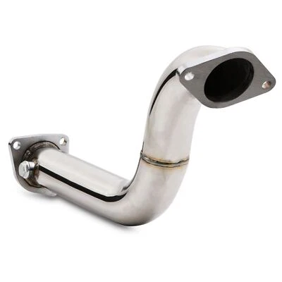 STAINLESS RACE EXHAUST FRONT DECAT DOWN PIPE FOR FORD FOCUS 2.0 ST170 98-04 - Immagine 1 di 4