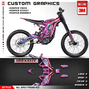 Kungfu Graphics Personalised Sticker for Sur-Ron Light Bee X Segway X260 Kawaii - Foto 1 di 18
