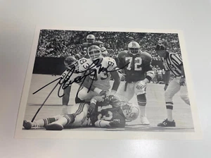 Marty Lyons Signed Photo Live Ink Dolphins Vs Jets - Picture 1 of 4