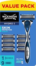 Wilkinson Hydro 5 Skin Protection Shaver + 9 Replacement Blades