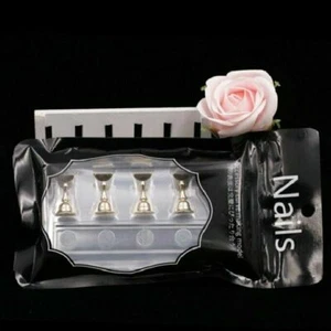 Nail Art Practice Display Stand False Tip Holder Crystal Salon Magnetic Manicure - Picture 1 of 2