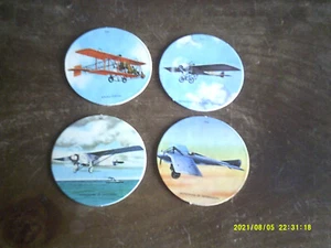 VINTAGE AVIATION LES PREMIERS AEROPLANES COLLECTION COMPLETE YABON 12 12 - Imagen 1 de 4