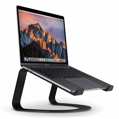 Twelve South Curve for Laptops and MacBooks | ergonomic desktop stand, matte blk - Image 1 of 4