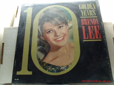 BRENDA LEE-(LP)- 10 GOLDEN YEARS-  SINGS HITS FOR EACH YEAR FROM '56 TO '65-1966 - Image 1 of 4