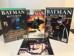 BATMAN RETURNS CINEFEX 51 Revista Oficial de Recuerdo de Cómics PAQUETE de Coleccionista - Imagen 1 de 8