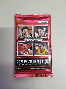 2021 PANINI PRIZM DRAFT PICKS**SINGLE 5 CARD PACK** - Picture 1 of 2