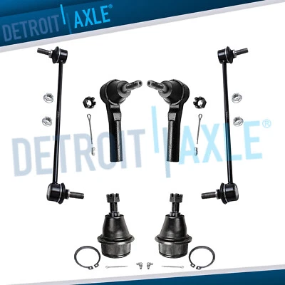 Front Lower Ball Joints Tie Rods Swaybars for Chrysler 200 Sebring Dodge Avenger - Image 1 of 4