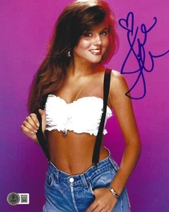 Hot Tiffani Thiessen Signed 8x10 Photo Kelly Kapowski Saved by the Bell Beckett - Picture 1 of 2