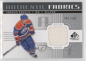 2011-12 SP Game Used Edition Authentic Fabrics /100 Jordan Eberle #AF-JE