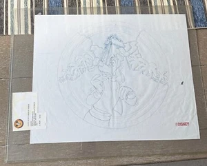 Disney Disneyana 1994 GOOFY TOWER OF TERROR Art Sketch/Drawing by JIM STORY cel - Picture 1 of 8
