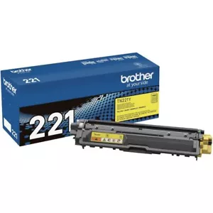 Brother Original TN221Y gelbe Tonerkassette - Laser - Standardausbeute - Bild 1 von 2